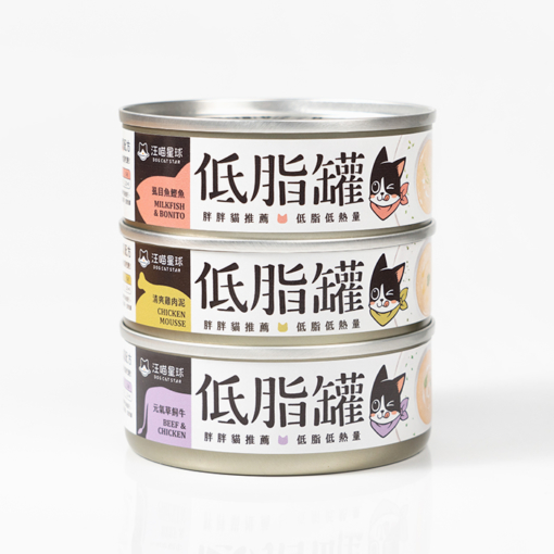 DOGCATSTAR汪喵星球 低脂貓主食罐