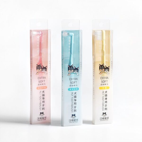 DOGCATSTAR汪喵星球 犬貓專用牙刷 (細軟毛)